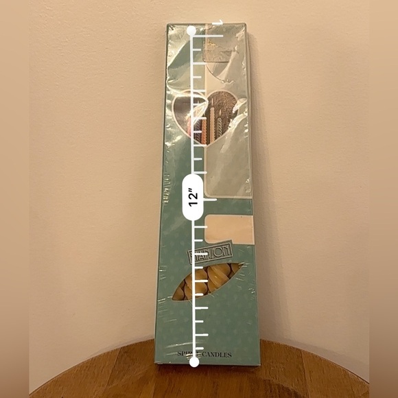 Vintage Hanson Brand Spiral Candles Tapered Paraffin Dripless  Smokeless Beige - Picture 11 of 12